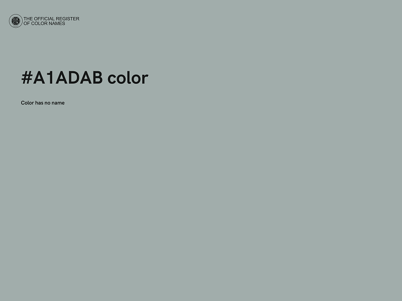 #A1ADAB color image