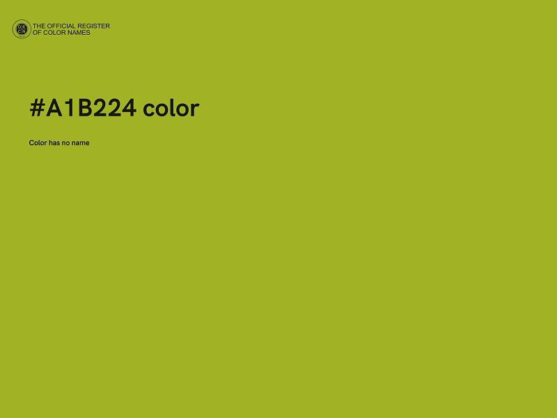 #A1B224 color image