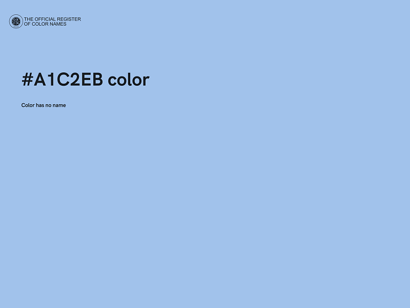 #A1C2EB color image