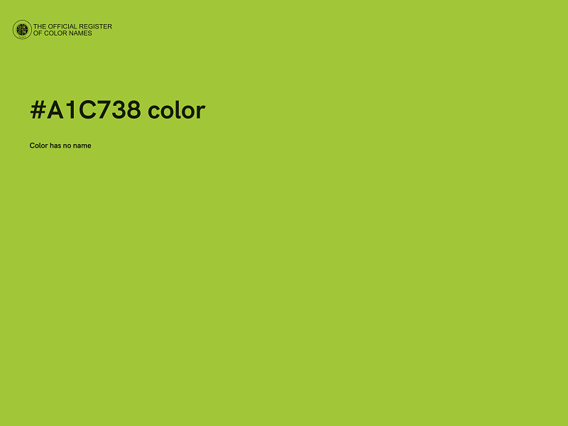 #A1C738 color image