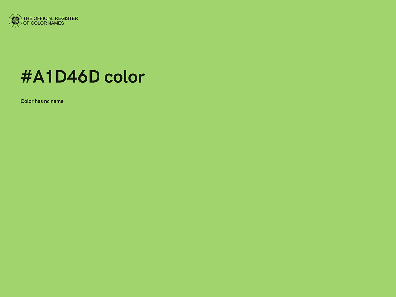 #A1D46D color image