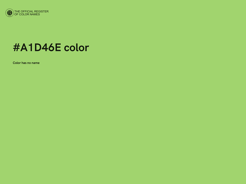 #A1D46E color image