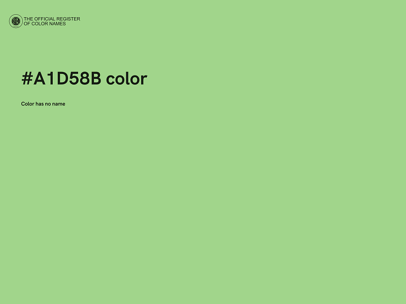 #A1D58B color image