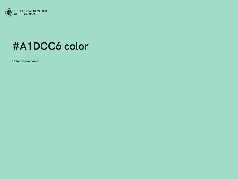 #A1DCC6 color image