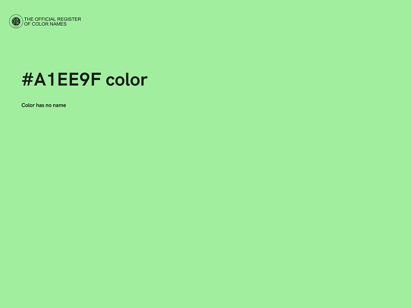 #A1EE9F color image