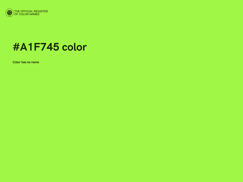 #A1F745 color image