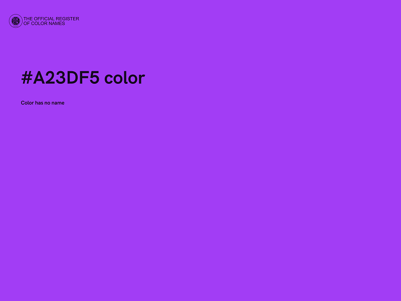 #A23DF5 color image