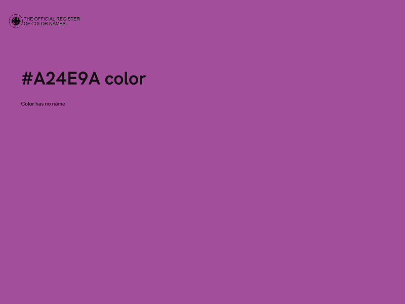 #A24E9A color image