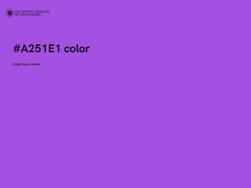 #A251E1 color image