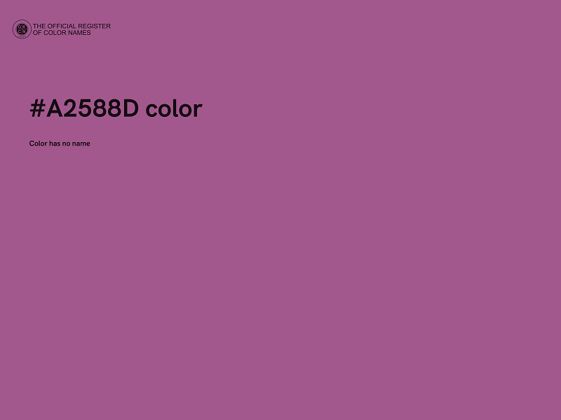 #A2588D color image