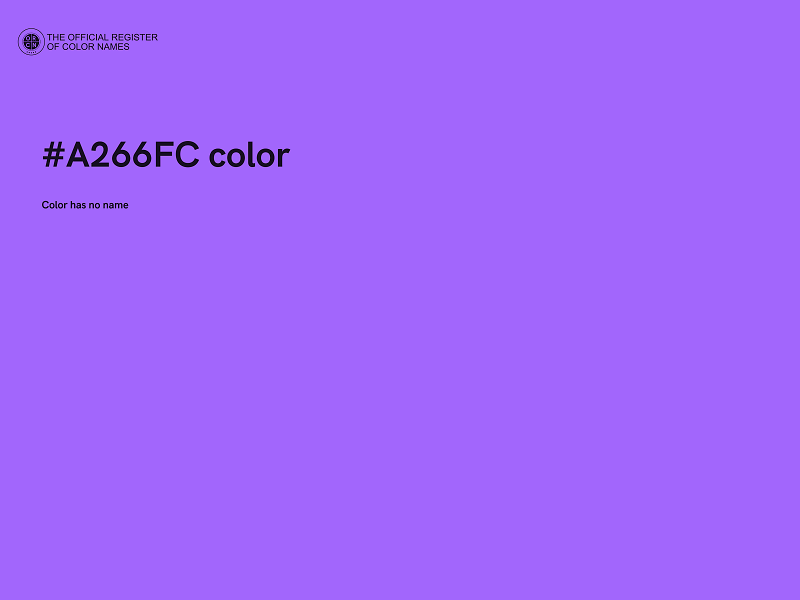 #A266FC color image