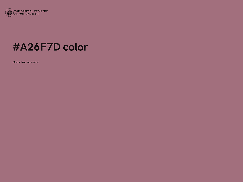 #A26F7D color image