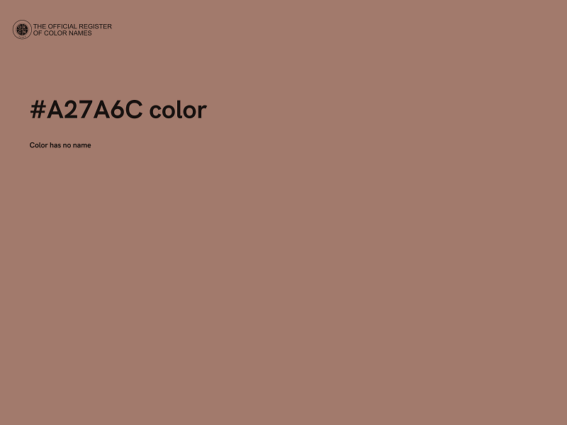 #A27A6C color image