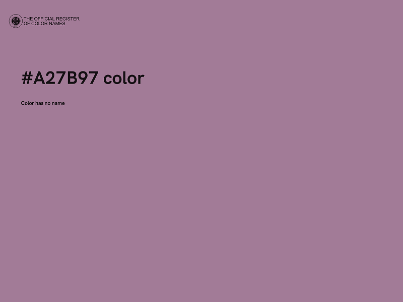 #A27B97 color image