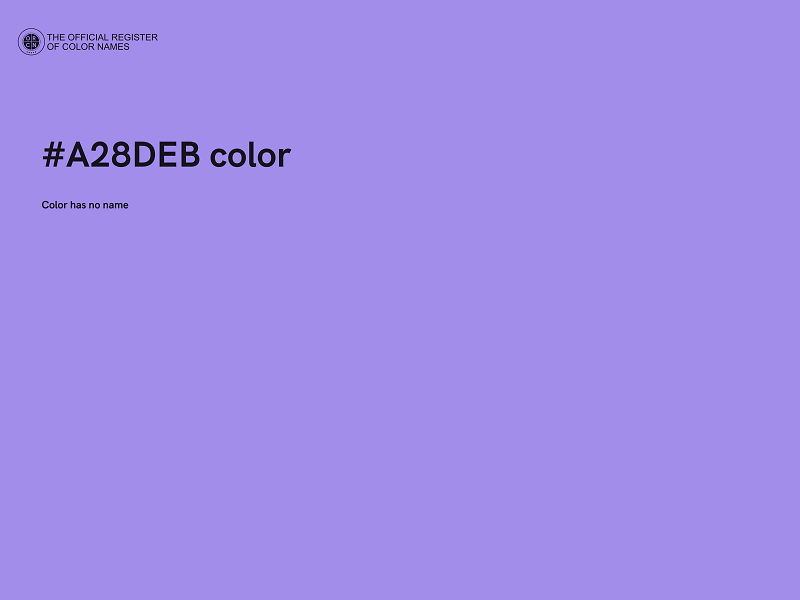 #A28DEB color image