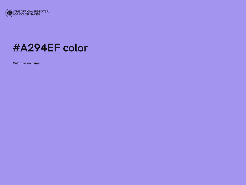 #A294EF color image