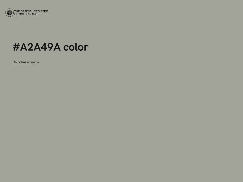 #A2A49A color image