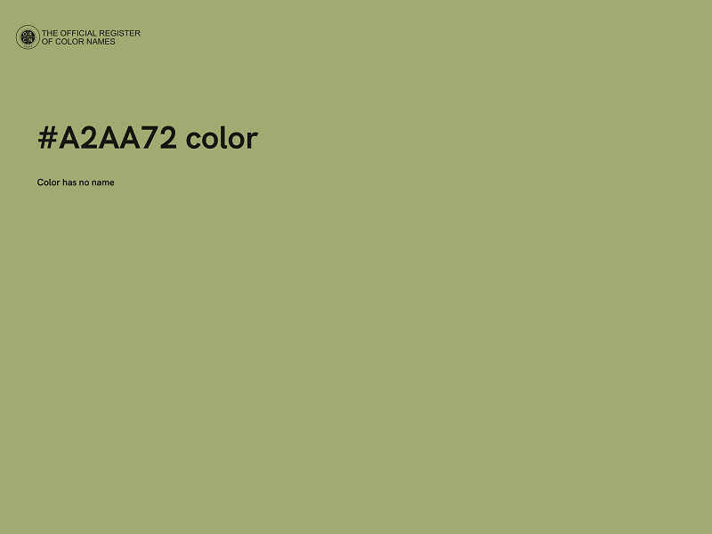 #A2AA72 color image