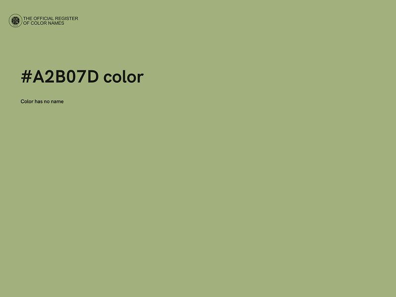 #A2B07D color image