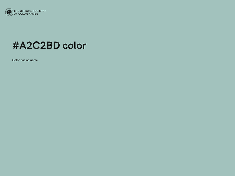 #A2C2BD color image