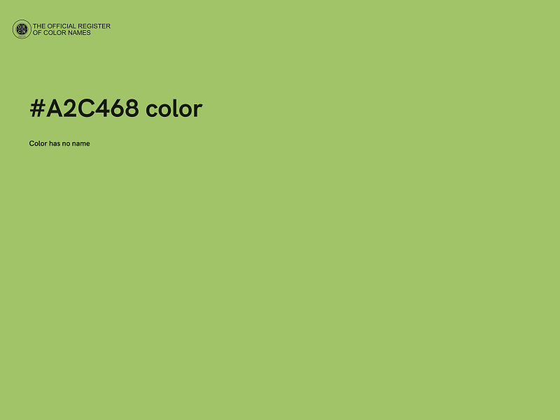 #A2C468 color image