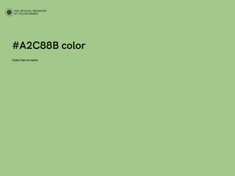 #A2C88B color image