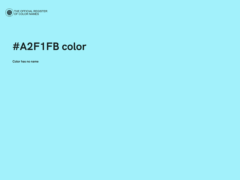 #A2F1FB color image