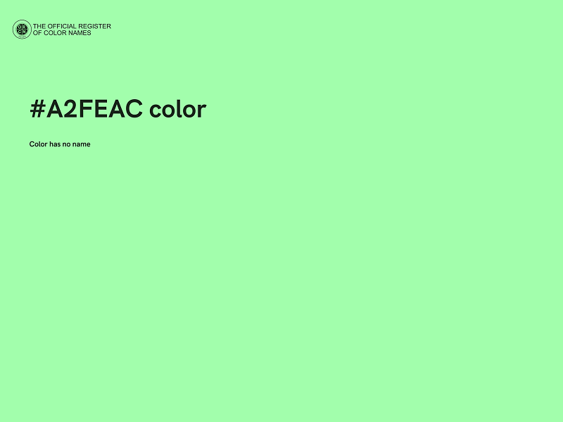 #A2FEAC color image