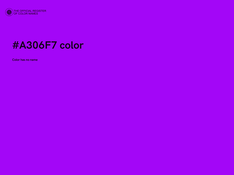 #A306F7 color image