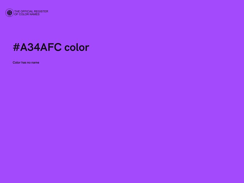 #A34AFC color image