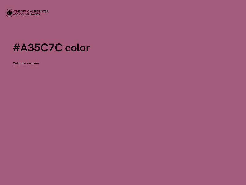 #A35C7C color image