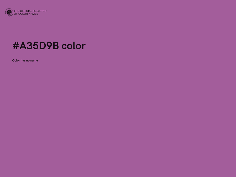 #A35D9B color image