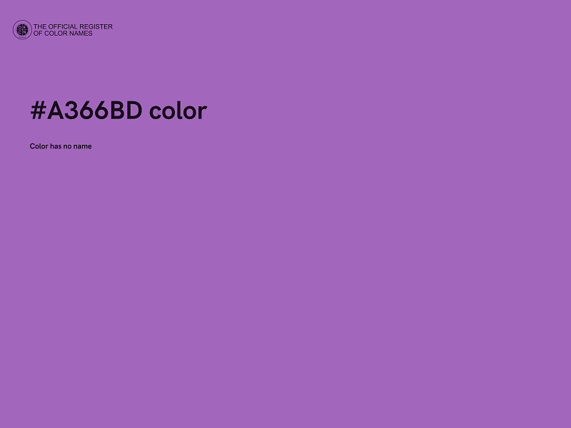 #A366BD color image