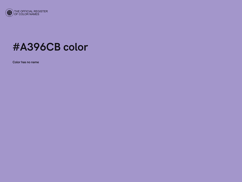 #A396CB color image