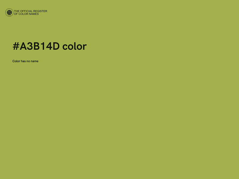 #A3B14D color image