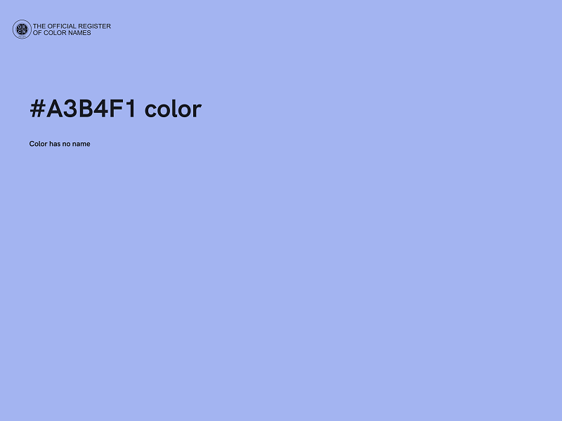 #A3B4F1 color image