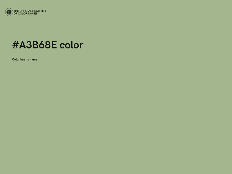 #A3B68E color image