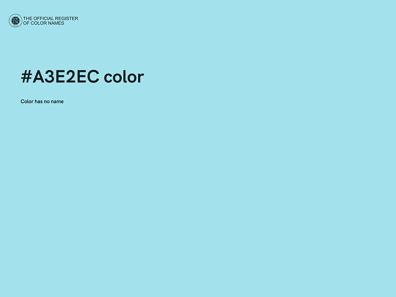 #A3E2EC color image