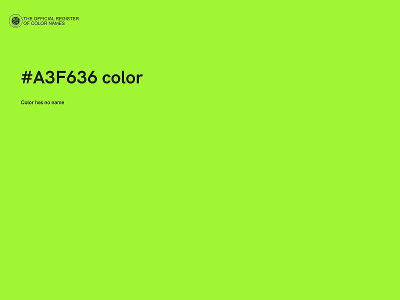 #A3F636 color image