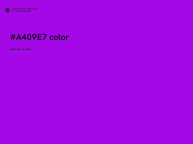 #A409E7 color image