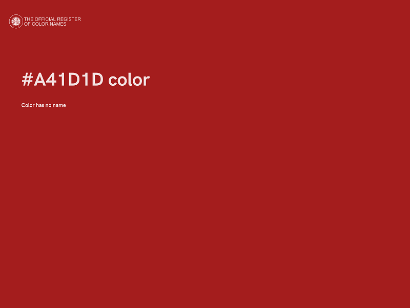 #A41D1D color image