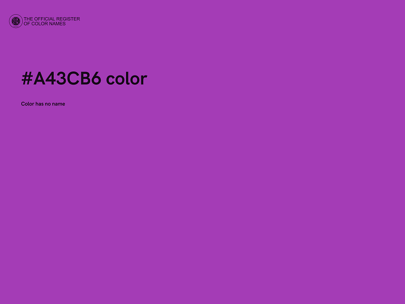 #A43CB6 color image