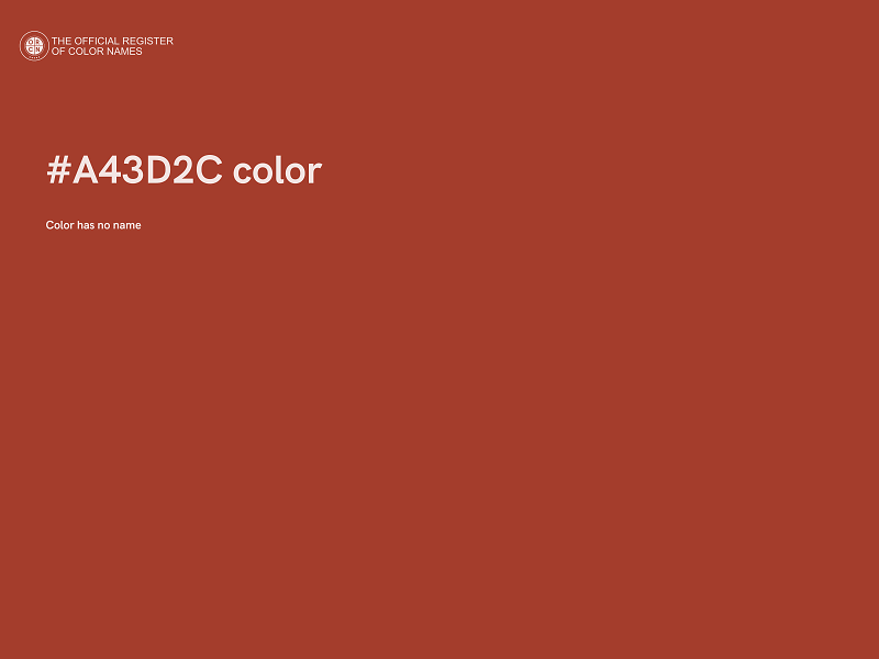 #A43D2C color image