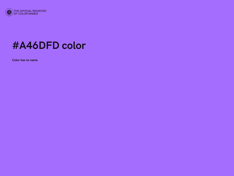 #A46DFD color image