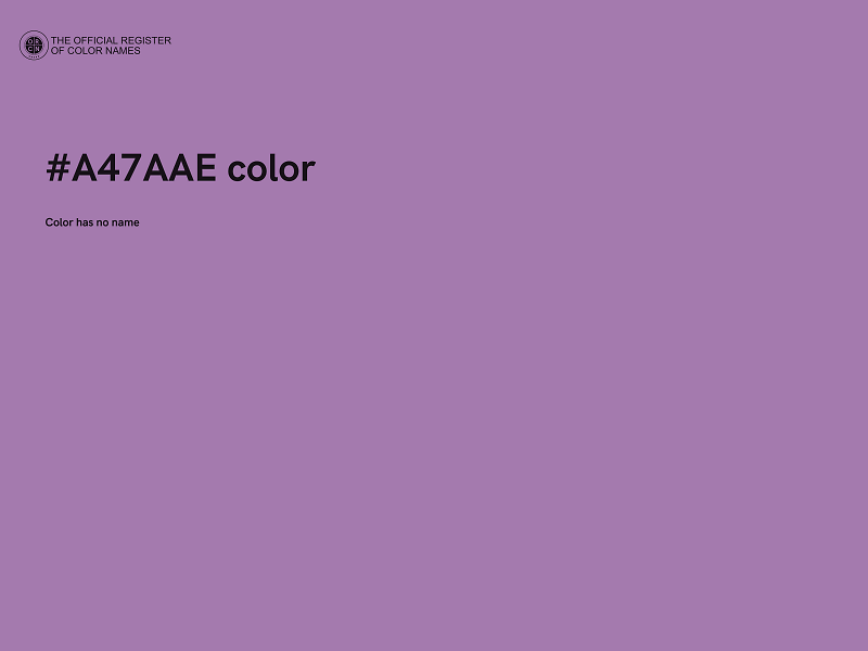 #A47AAE color image