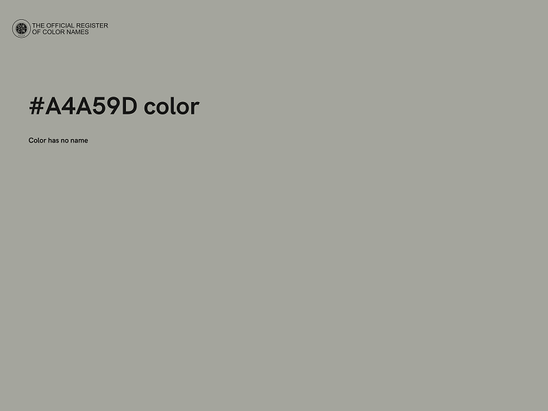 #A4A59D color image