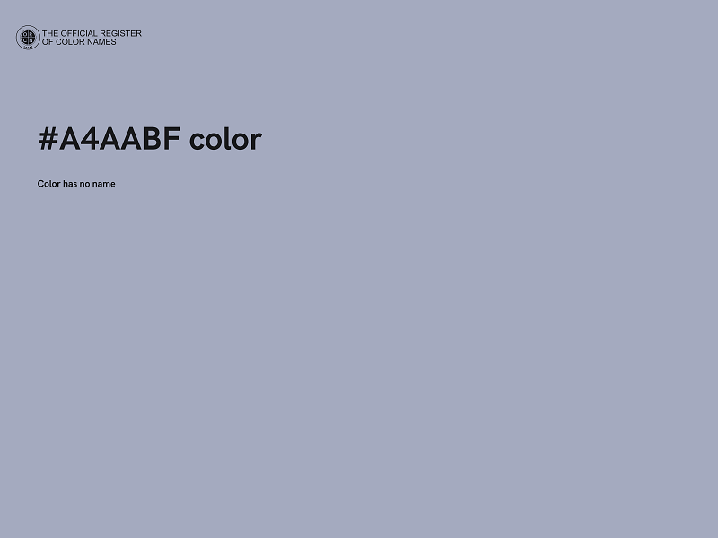 #A4AABF color image