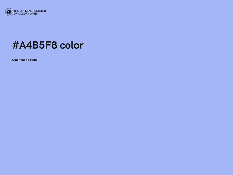 #A4B5F8 color image