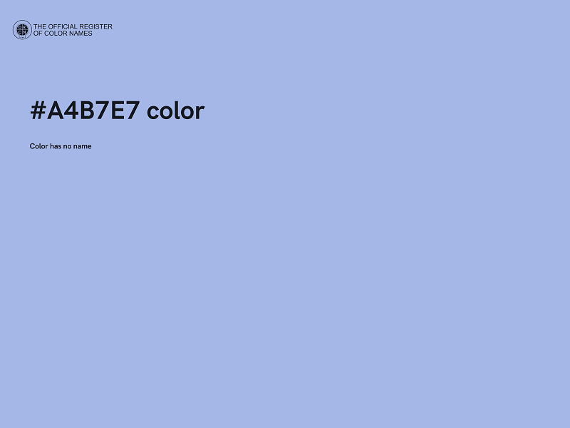 #A4B7E7 color image