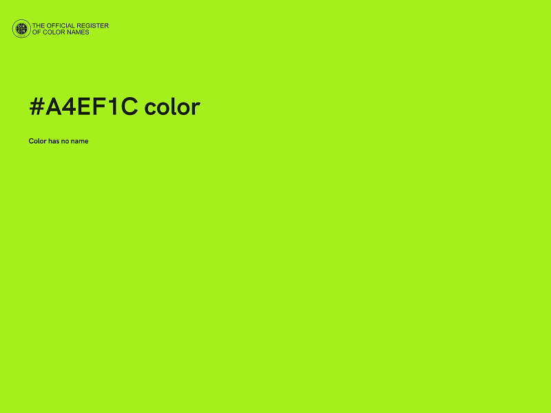 #A4EF1C color image